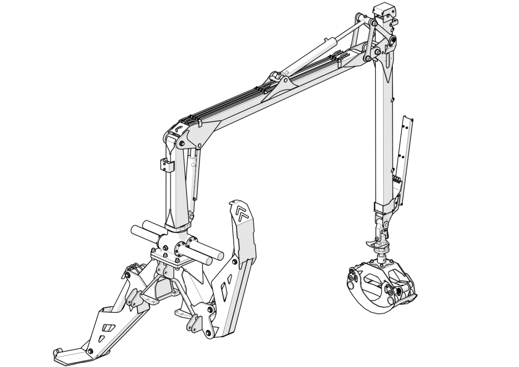 Hydraulická ruka Palms 3.67