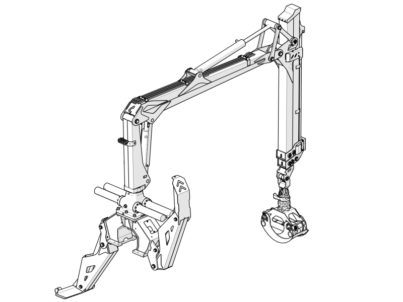 Hydraulická ruka Palms 7.94